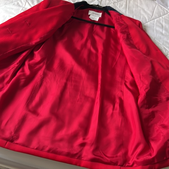 ⭐️ Peter Nygard Red Military Style Blazer/Jacket - Picture 7 of 11